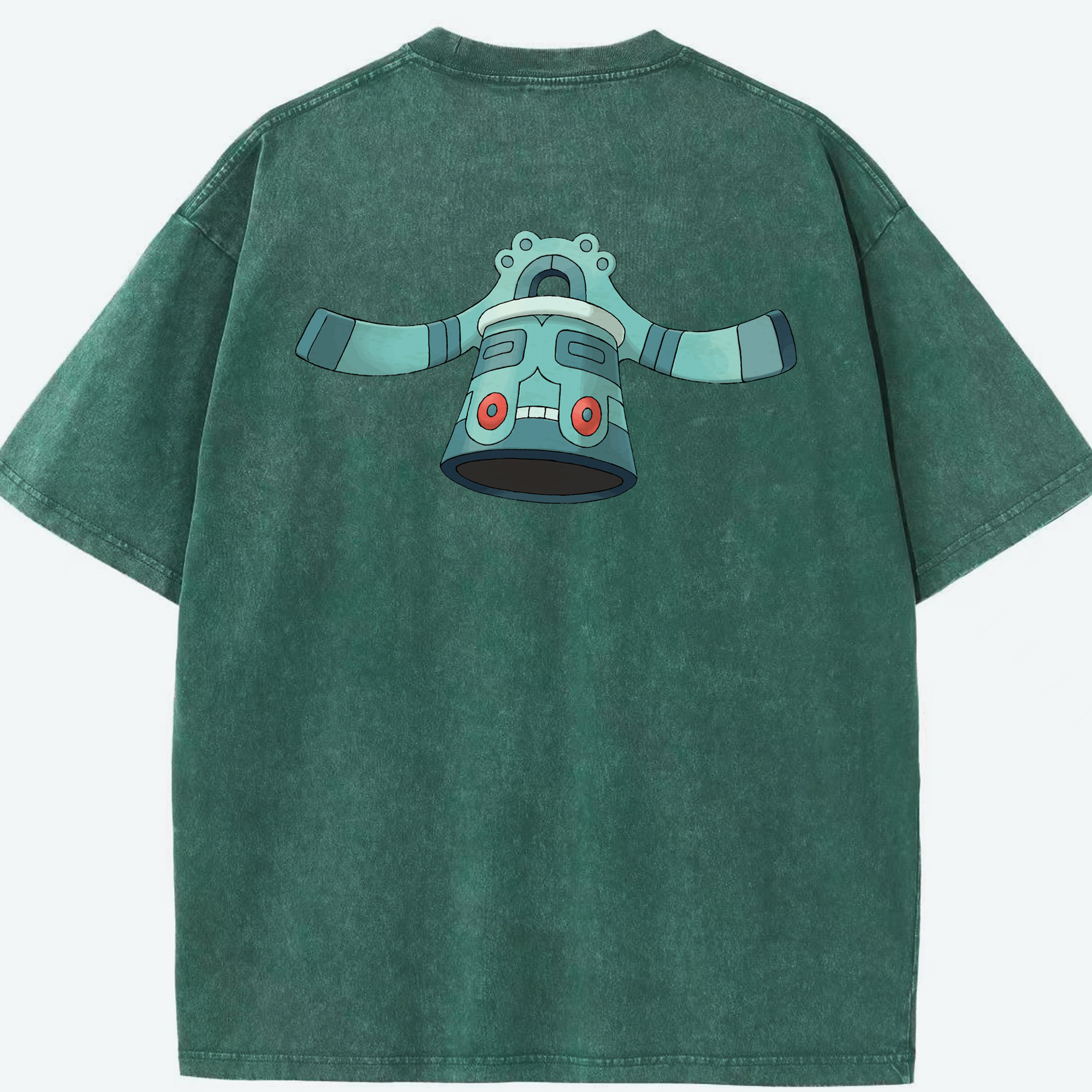 （画像用） ポケットモンスター Pokémon 綿100% ヴィンテージ風 半袖Tシャツ（背面プリント）